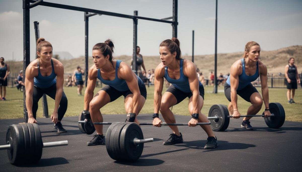 Estrutura típica de uma sessão de crossfit treino
