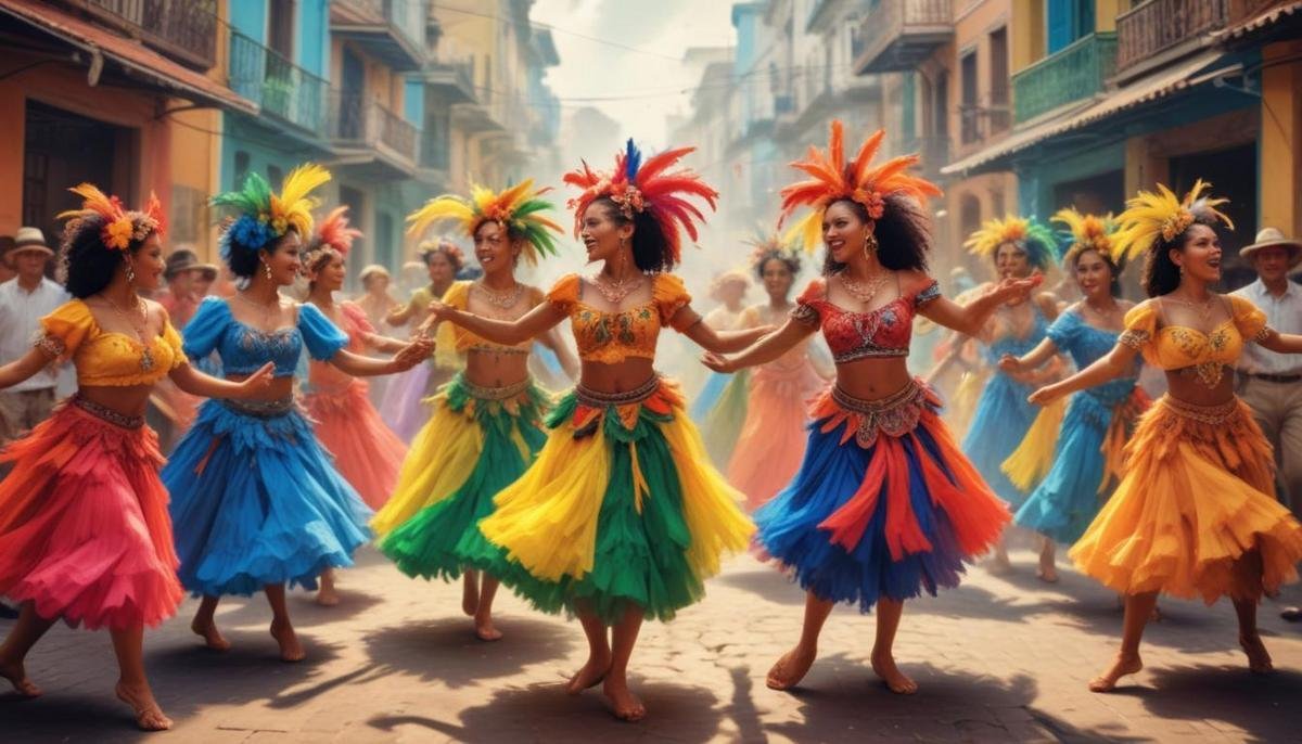 Elementos que compõem uma dança típica autêntica