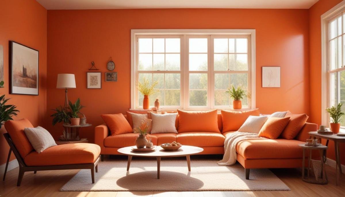 Como usar laranja intenso na decoração